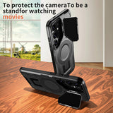 Husa de protectie Techsuit CamVault MagSafe compatibil cu Samsung Galaxy S24 / S25, Negru