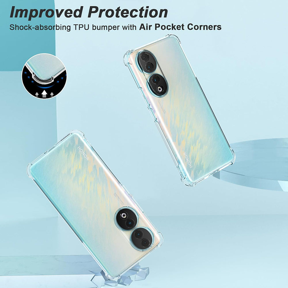 Husa de protectie Techsuit Shockproof Clear Silicone compatibil cu Realme GT 7 Pro, Transparent