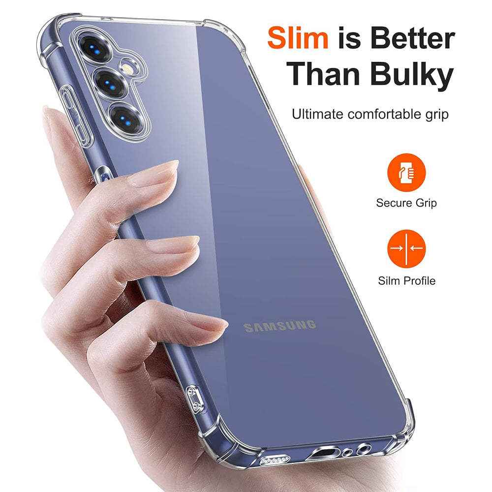 Husa de protectie Techsuit Shockproof Clear Silicone compatibil cu Samsung Galaxy A40, Transparent