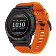 Curea smartwatch Techsuit Watchband QuickFit 26mm (W070) compatibil cu Garmin Fenix 3/3 HR/5X/5X Plus/6X/6X Pro/7X/7X Pro Solar, Portocaliu Blossom
