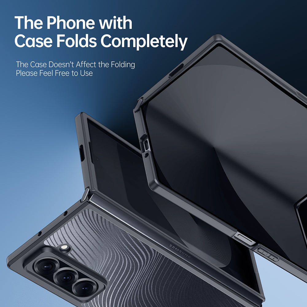 Husa de protectie Dux Ducis Aimo Series compatibil cu Samsung Galaxy Z Fold SE, Negru