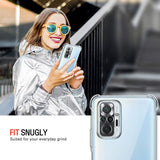Husa de protectie Techsuit Shockproof Clear Silicone compatibil cu Xiaomi Redmi Note 10 4G / Note 10S / Poco M5s, Transparent