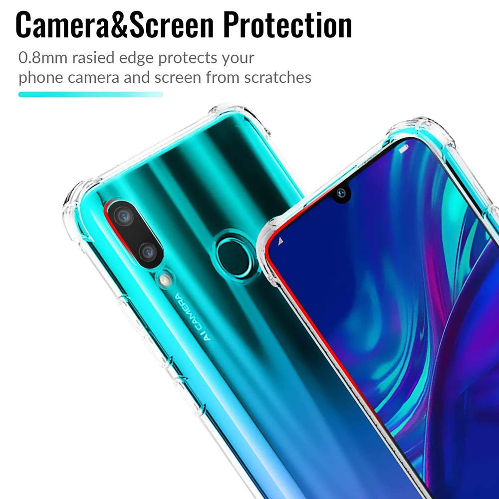 Husa de protectie Techsuit Shockproof Clear Silicone compatibil cu Huawei P Smart 2019, Transparent