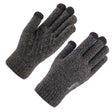 iWarm Touchscreen Gloves (ST0005), Double Layer and Velvet/Acrylic, Size 21cm, Gri
