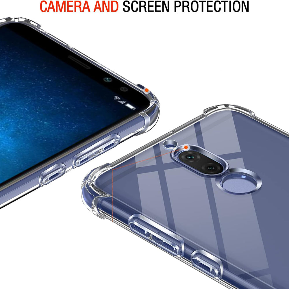 Husa de protectie Techsuit Shockproof Clear Silicone compatibil cu Huawei Mate 10 Lite, Transparent