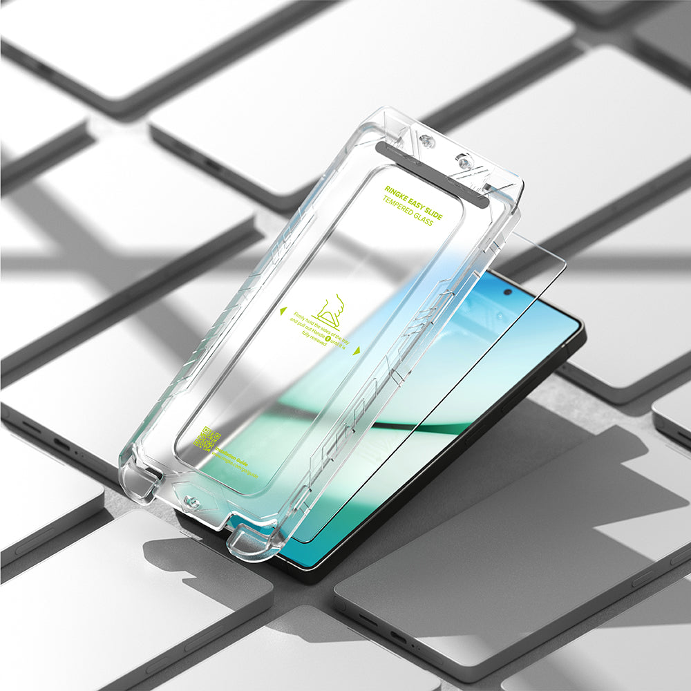 Folie de protectie Ringke Easy Slide Tempered Glass (set de 2) compatibil cu Samsung Galaxy S25 Ultra, Transparent