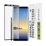 Folie de protectie Techsuit 111D Full Cover / Full Glue Glass / 3D Curved Screen compatibil cu Samsung Galaxy Note 8, Negru