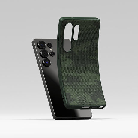 Husa de protectie Ringke Onyx compatibil cu Samsung Galaxy S25 Ultra, Verde Inchis