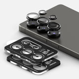 Folie Camera pentru Samsung Galaxy S25 Ultra (set 2) - Ringke Camera Lens Frame Glass - Black