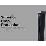 Husa de protectie Edizard Pro MagSafe compatibil cu iPhone 15 Plus, Negru