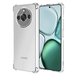 Husa de protectie Techsuit Shockproof Clear Silicone compatibil cu Honor X9c Smart, Transparent