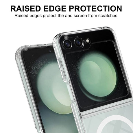 Husa de protectie Techsuit MagSafe Pro compatibil cu Samsung Galaxy Z Flip6 / Flip7 FE, Transparent