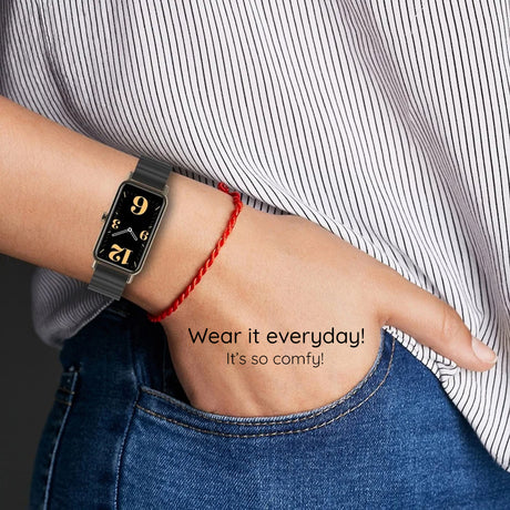 Curea smartwatch Techsuit Watchband QuickFit 20mm (W012) compatibil cu Instinct 2S/2S Solar/Approach S70 42mm/fenix 7S Pro Sapphire Solar, Negru