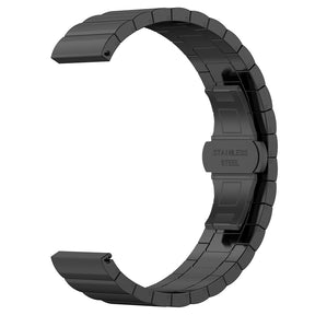 Curea smartwatch Techsuit Watchband 20mm (W012) compatibil cu Samsung Galaxy Watch 4/5/Active 2, Huawei Watch GT 3 (42mm)/GT 3 Pro (43mm), Negru
