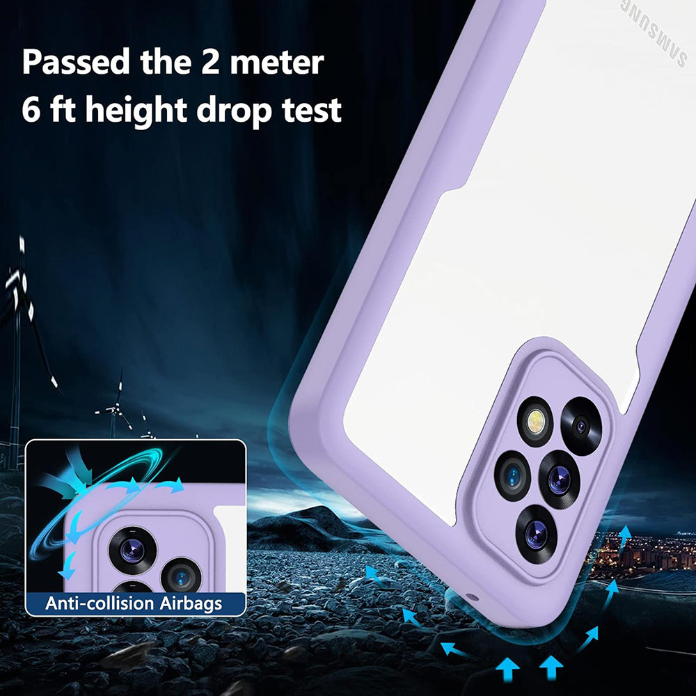 Folie de protectie Techsuit ColorVerse 360 Series + compatibil cu Samsung Galaxy A26 5G, Mov