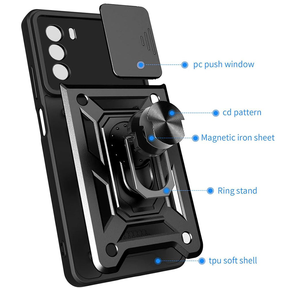Husa de protectie Techsuit CamShield Series compatibil cu Motorola Moto G62 5G, Negru