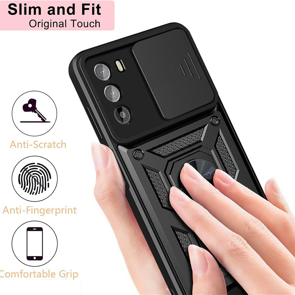 Husa de protectie Techsuit CamShield Series compatibil cu Motorola Moto G62 5G, Negru