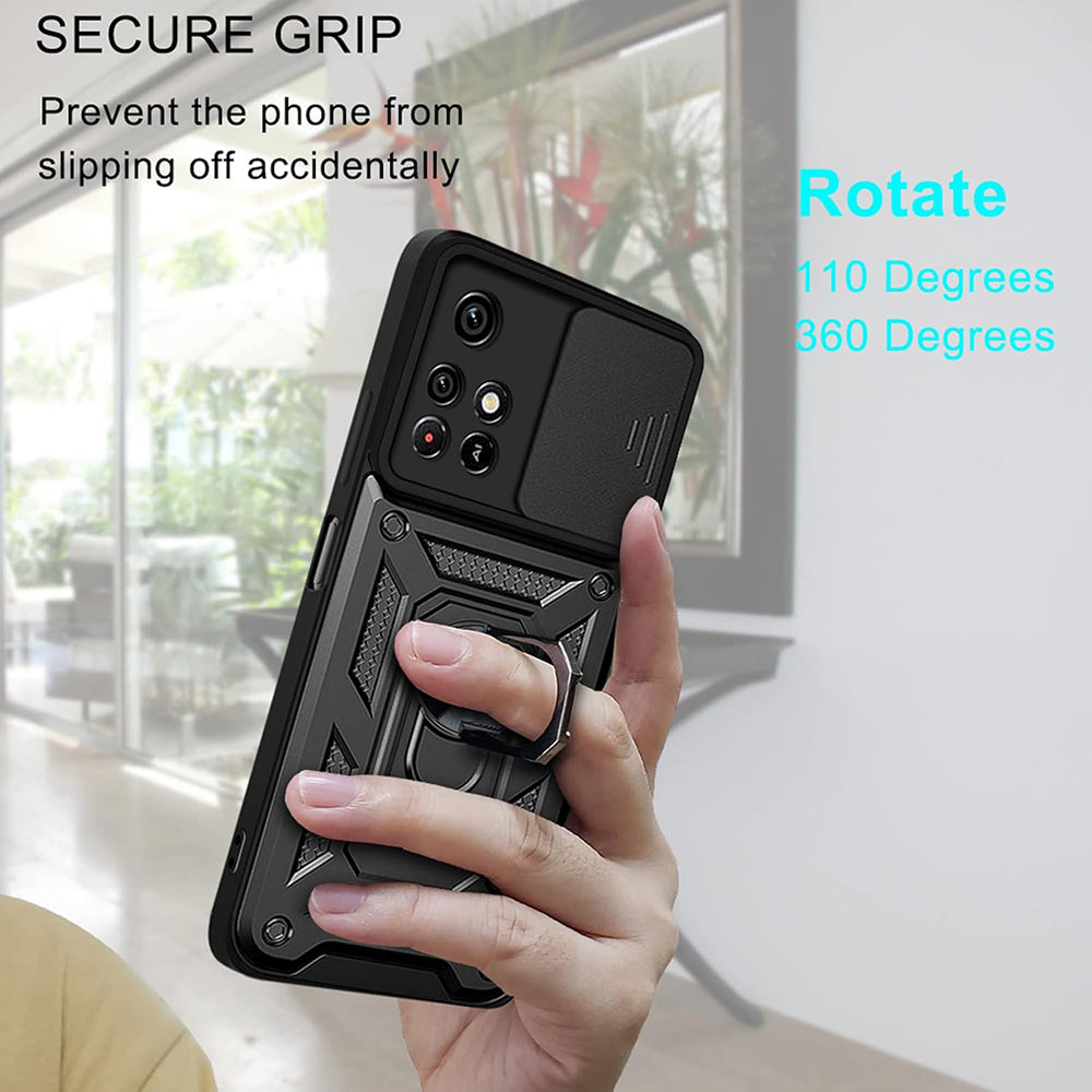 Husa de protectie Techsuit CamShield Series compatibil cu Xiaomi Redmi 10 2021 / Redmi 10 2022, Negru