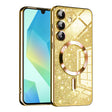 Techsuit Luxury Glitter MagSafe arany tok Samsung Galaxy A16 4G / A16 5G telefonhoz