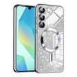 Husa de protectie Techsuit Luxury Glitter MagSafe compatibil cu Samsung Galaxy A16 4G / A16 5G, Argintiu