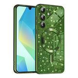 Husa de protectie Techsuit Luxury Glitter MagSafe compatibil cu Samsung Galaxy A16 4G / A16 5G, Verde