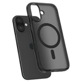 Husa de protectie Spigen Ultra Hybrid T MagSafe (ACS09074) compatibil cu iPhone 16, Frost Black