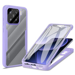 Folie de protectie Techsuit ColorVerse 360 Series + compatibil cu Xiaomi 15, Mov