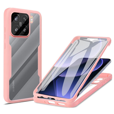 Folie de protectie Techsuit ColorVerse 360 Series + compatibil cu Xiaomi 15, Roz