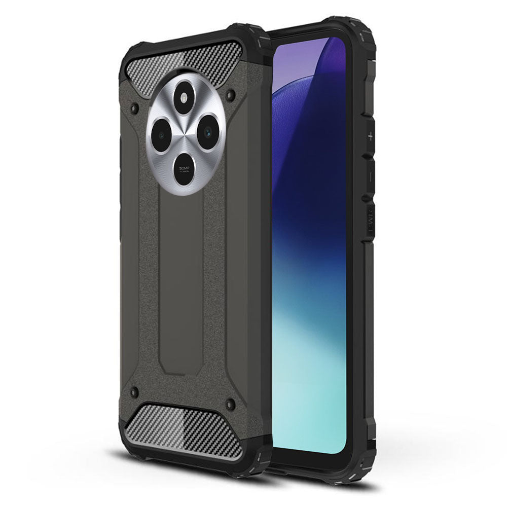Husa de protectie Techsuit Hybrid Armor compatibil cu Xiaomi Redmi 14C / Poco C75, Negru