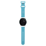 Curea smartwatch Hello Kitty Strap Silicone Kitty Head (HKUWLSCHBLB) compatibil cu Samsung Watch (46mm)/Watch 3, Huawei Watch GT 2/GT 3 (46mm), Albastru