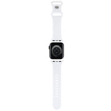 Curea smartwatch Hello Kitty Strap Silicone Bows & Stripes (HKAWMSDIEZK) compatibil cu Apple Watch 1/2/3/4/5/6/7/8/9/10/SE/SE 2 (38/40/41/42mm), Negru