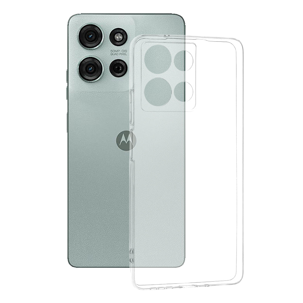 Husa de protectie Techsuit Clear Silicone compatibil cu Motorola Moto G75, Transparent