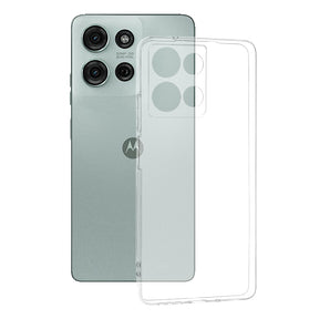 Husa de protectie Techsuit Clear Silicone compatibil cu Motorola Moto G75, Transparent