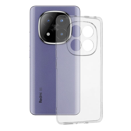 Husă Techsuit Clear Silicone transparentă pentru Xiaomi Redmi Note 14 Pro+ 5G