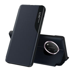 Husa de protectie Techsuit eFold Series compatibil cu Honor Magic7 Lite / X9c, Albastru Inchis