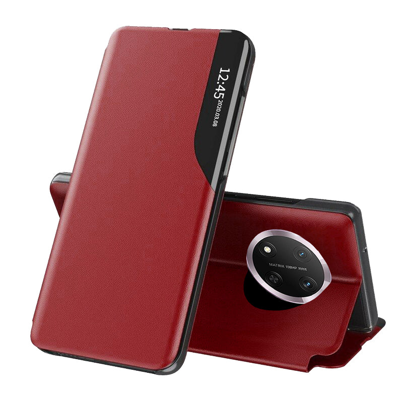 Husa de protectie Techsuit eFold Series compatibil cu Honor Magic7 Lite / X9c, Rosu