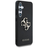 Husa de protectie Guess Hardcase 4G Grained Big and Classic Logo (GUHCS25SPGT4MBK) compatibil cu Samsung Galaxy S25, Negru