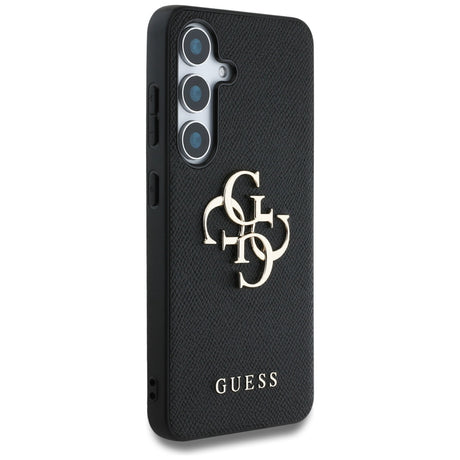 Husa de protectie Guess Hardcase 4G Grained Big and Classic Logo (GUHCS25SPGT4MBK) compatibil cu Samsung Galaxy S25, Negru