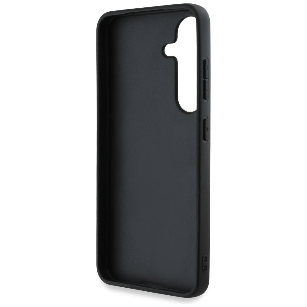 Husa de protectie Guess Hardcase 4G Grained Big and Classic Logo (GUHCS25SPGT4MBK) compatibil cu Samsung Galaxy S25, Negru