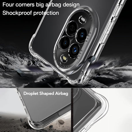 Husa de protectie Techsuit Shockproof Clear Silicone compatibil cu Huawei nova 13 Pro, Transparent