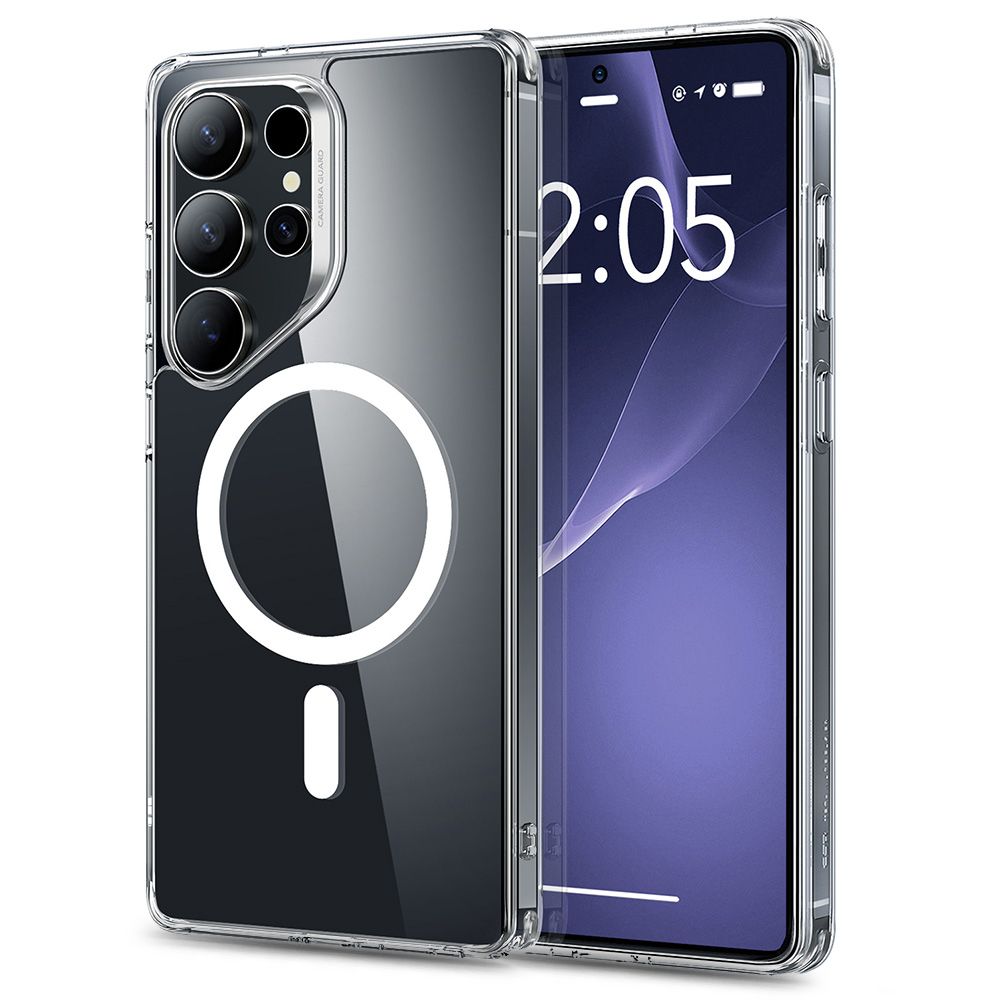 Husa de protectie ESR Classic Hybrid HaloLock compatibil cu Samsung Galaxy S25 Ultra, Transparent