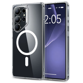 Husa de protectie ESR Classic Hybrid HaloLock compatibil cu Samsung Galaxy S25 Ultra, Transparent