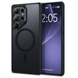 Husa de protectie ESR Classic Hybrid HaloLock compatibil cu Samsung Galaxy S25 Ultra, Negru Mat