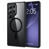 Husa de protectie ESR Classic Hybrid HaloLock compatibil cu Samsung Galaxy S25 Ultra, Transparent Black
