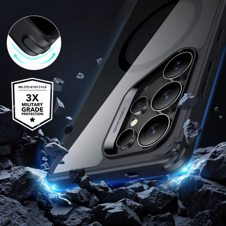 Husa de protectie ESR Classic Hybrid HaloLock compatibil cu Samsung Galaxy S25 Ultra, Transparent Black