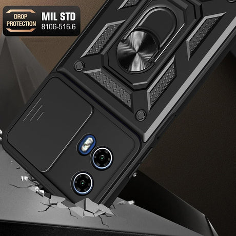 Husa de protectie Techsuit CamShield Series compatibil cu Motorola Moto G05 / E15, Negru