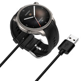Incarcator Techsuit SmartWatch Wireless Charging Cable (THA4), for Amazfit T-Rex3 / Balance / Active Max / Active 3 Premium, Negru