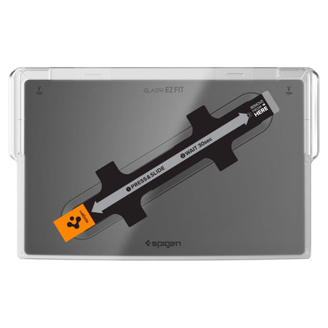 Folie de protectie Spigen Glas.tR EZ-FIT (AGL04688) compatibil cu Tesla Model X 2022 / Model S 2021, Negru