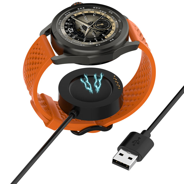 Incarcator Techsuit SmartWatch Wireless Charging Cable (TXC9), for Xiaomi Watch S4 Sport, USB, Negru