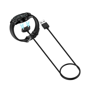 Incarcator Techsuit SmartWatch Wireless Charging Cable (TCW1), for Mobvoi TicWatch Pro 5/Pro X/E3/Pro 3/Pro 3 LTE/Pro 3 GPS, Negru